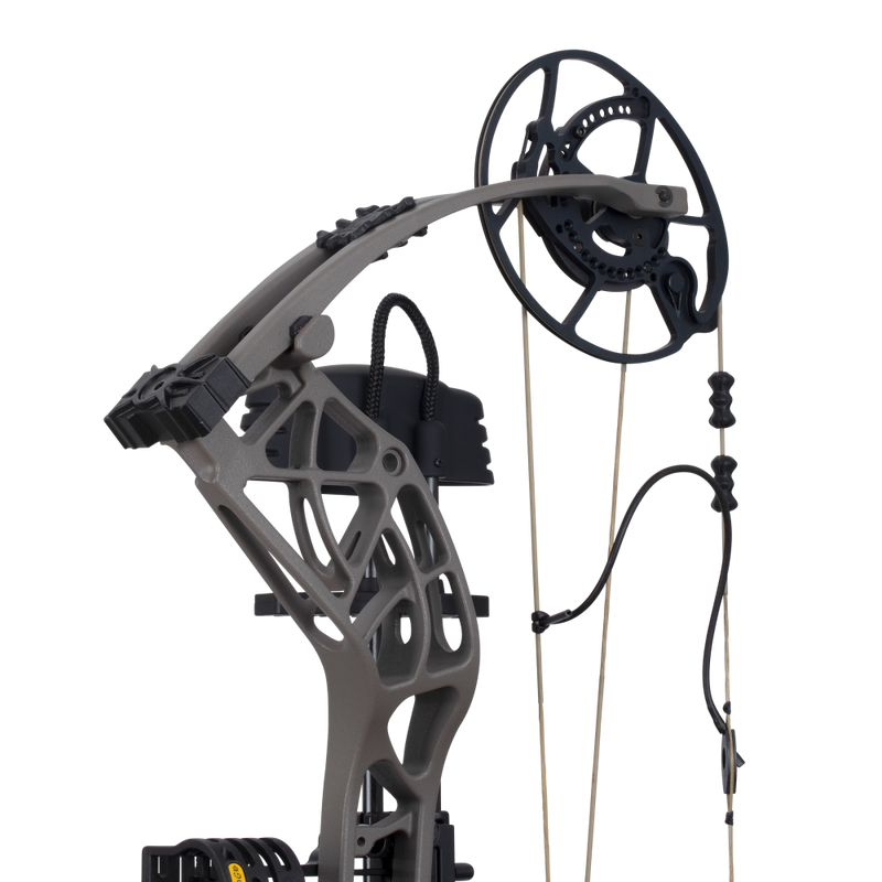 Trophy Ridge RTH kit includes: Fatal 4-pin sight, Whisker Biscuit-V, 5-Spot quiver, snubnose stabilizer, peep sight, and D-loop_6