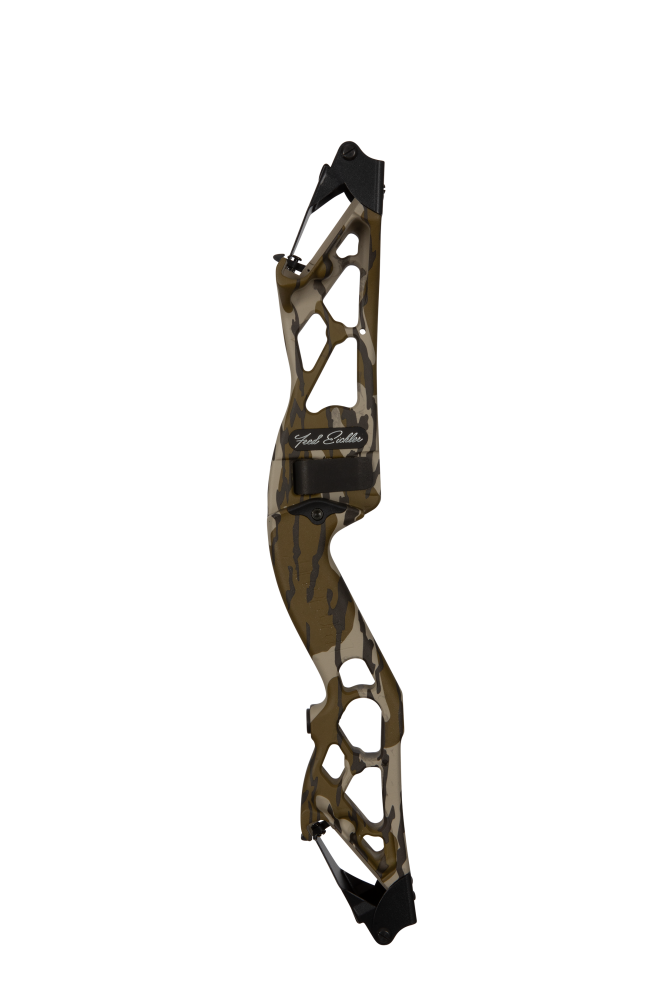 The Fred Eichler Signature Series Take Down features Fred Bear's patented Take Down latch system which accepts Bear's #1, #2, and #3 Take Down limbs.