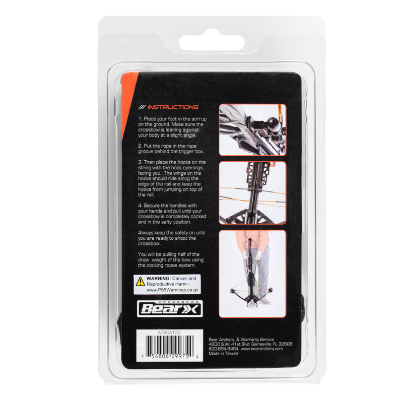 Bear X Crossbow Cocking Aid - Crossbow Cocking Rope Archery Accessories