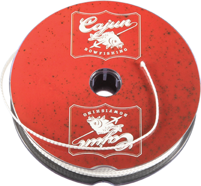 Cajun Bowfishing 25-Yard Spool of Premium Bowfishing Line with Superior Resistance to Wear or Breakage up to 250 lbs.