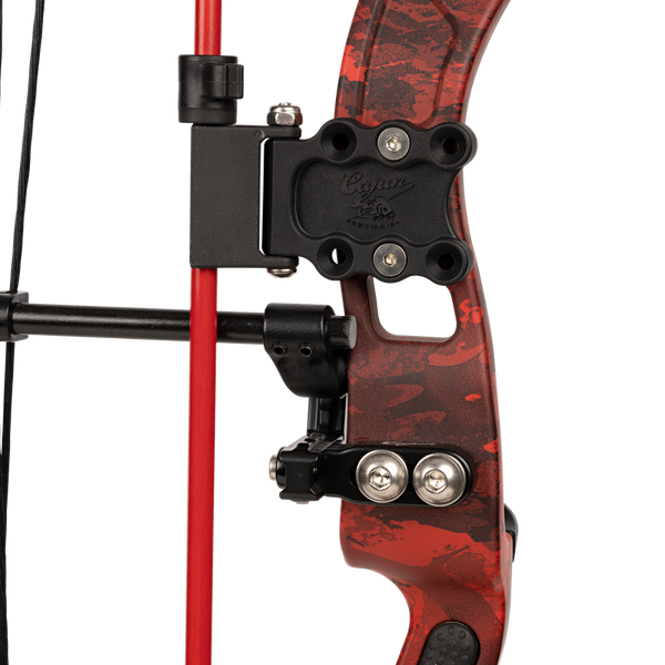 Close up of Cajun Bowfishing Arrow Caddy arrow holder - Bowfishing Quiver