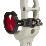 Easily make corrections with windage and elevation adjustments on the Cajun Bowfishing Whisker Biscuit. 
