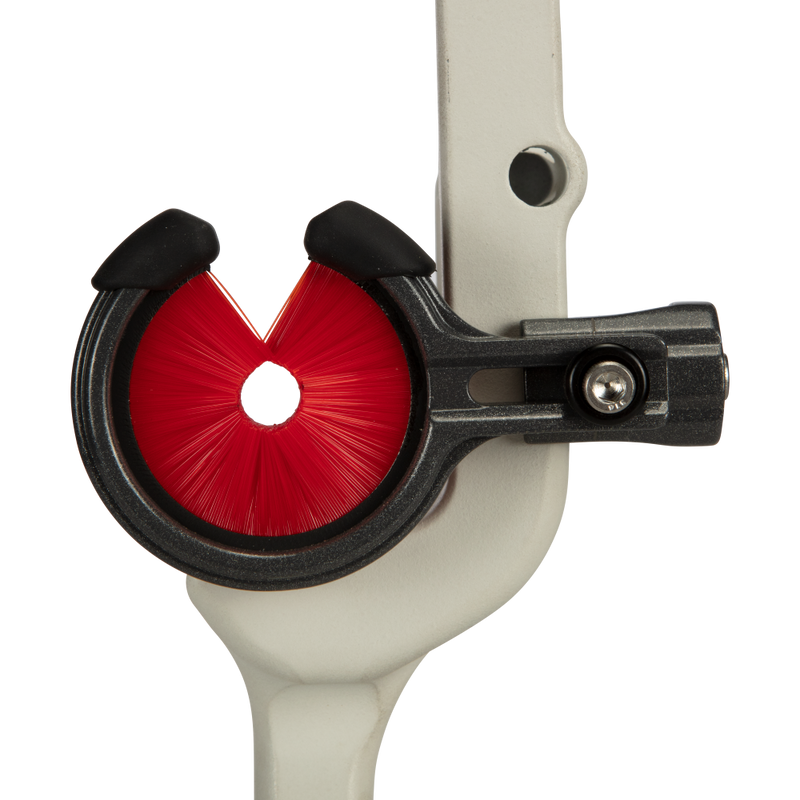 Cajun Bowfishing whisker biscuit has a V-notch located at the top allows for easier loading and reduces slide obstruction during the shot.