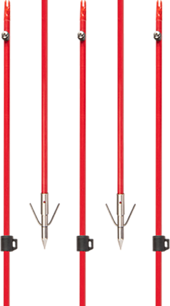 Fiberglass Bowfishing Arrow With Long Barb XT Point – Bear Archery