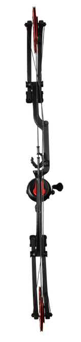 Cajun Bowfishing Shore Runner EVS Bowfishing Bow Setup- Black and Red Fishing Bow and Arrow offers draw up to 30" 