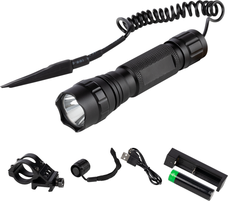 Cajun Bowfishing Picatinny Bowfishing Bow Light - Flashlight Mounting Bracket - Bowfishing Bow Light Mount - Compound Bow Light