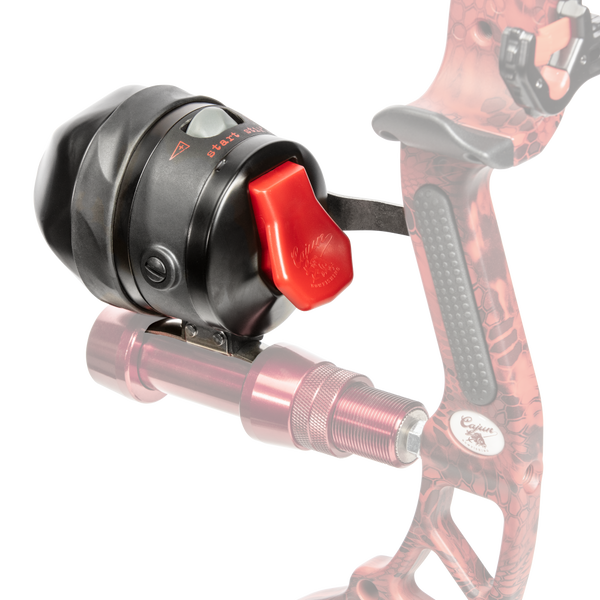 Cajun Bowfishing Spin Doctor Bowfishing Reel - Push Button Spinning Reels - Reel for Bowfishing