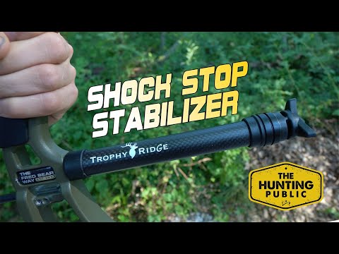 Trophy Ridge Shock Stop Carbon Bow Stabilizer Video by The Hunting Public