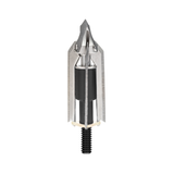 Improved devastatingly sharp and lethal .035 cutting blades - - expandable crossbow broadhead