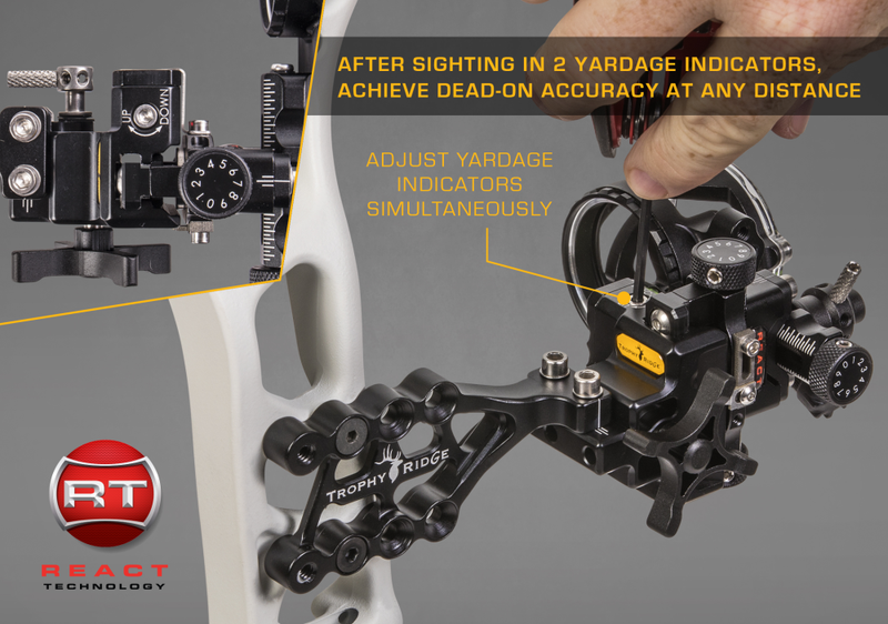 Trophy Ridge Alpha™ React® 1 Pin Sight .Right Hand .019_7