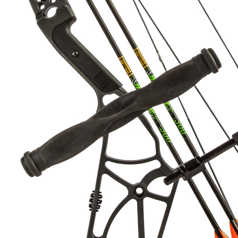 Trophy Ridge Blitz Side Bar Stabilizer is compatible with right- and left-hand use.