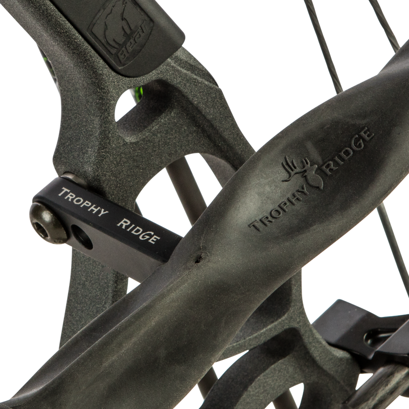 Trophy Ridge Blitz Side Bar Stabilizer is constructed of noise and vibration dampening rubber. 
