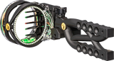 Trophy Ridge Cypher 5 Archery Bow Sight with Reversible Mount Design and Tool-less Windage and Elevation Adjustments_1