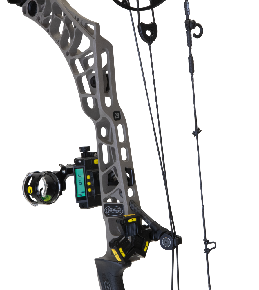 Digital React One Pin Sight With Mathews Bridge Lock Bear Archery Digital react one pin sight with mathews bridge lock bear archery