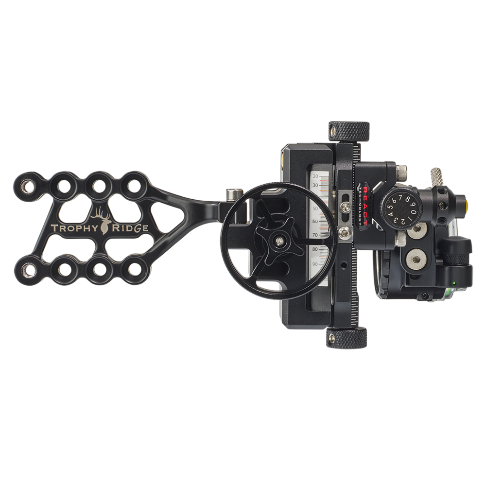 Trophy Ridge Digital React Single Pin Bow Sight Bear Archery Trophy ridge digital react single pin bow sight bear archery