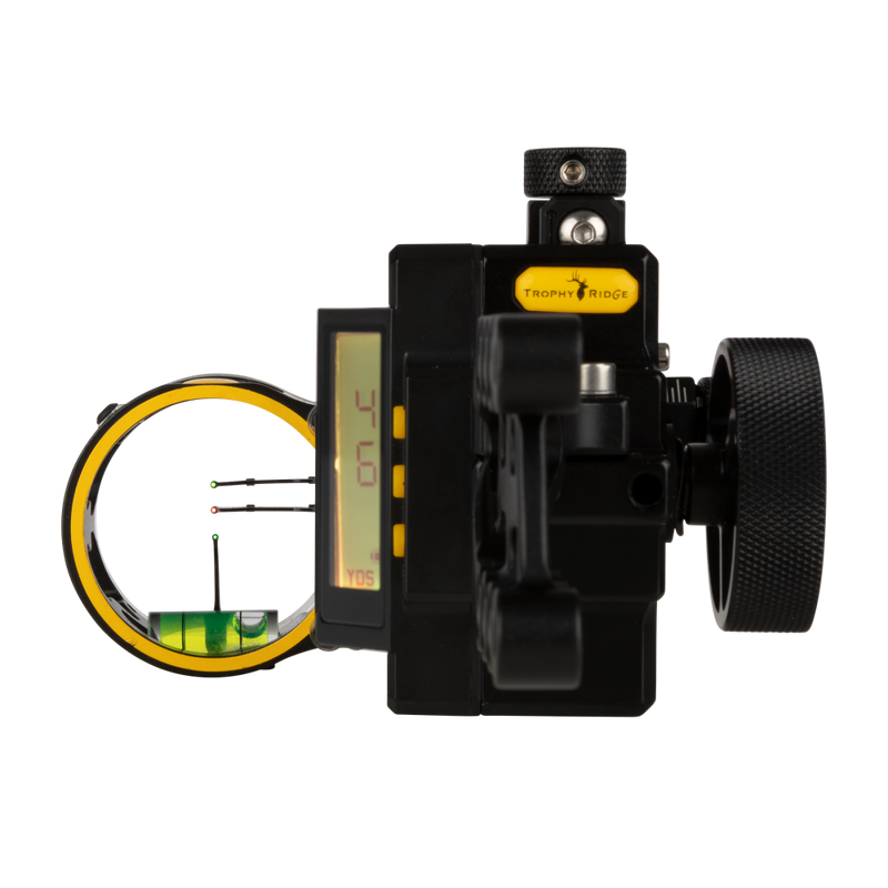 Trophy Ridge Digital React Trio Pro Bow Sight - 3 Pin Bow Sight - Digital Bow Sight - Best Compound Bow Sight