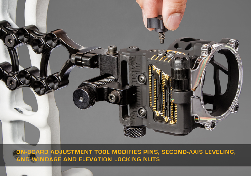 Includes Trophy Ridge Fix sight, on-board pin adjustment tool, mounting hardware, pre-charged rheostat light battery_6