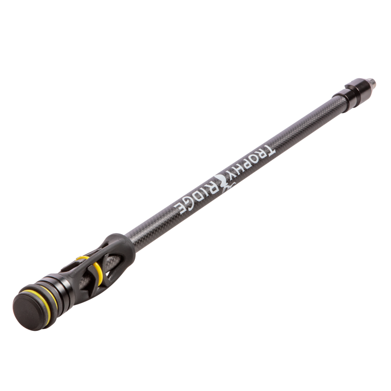 Features quick disconnect system of Trophy Ridge stabilizers with a lightweight carbon design, ideal for target shooters_2