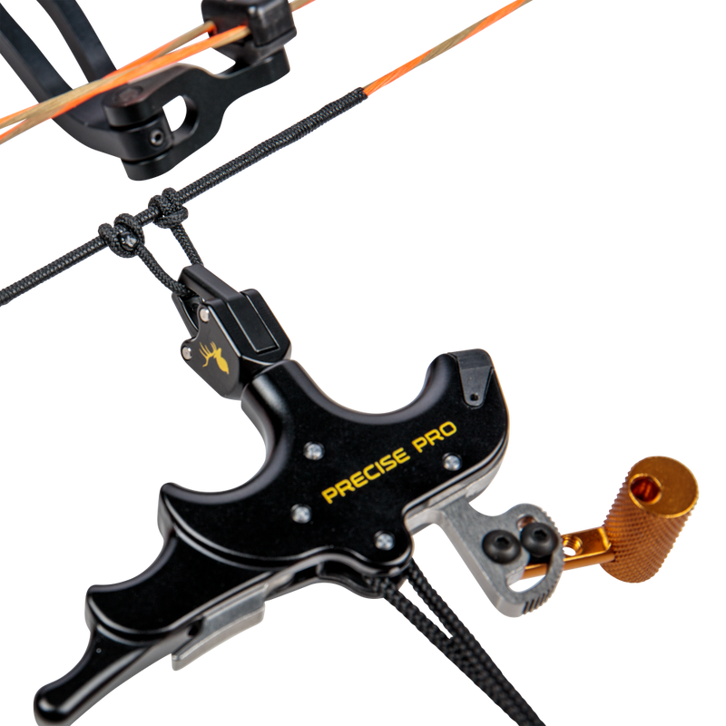 Trophy Ridge Precise™ Pro T Handle Release - T Handle Bow Release - Caliper head rotates and eliminating any torque and increasing accuracy