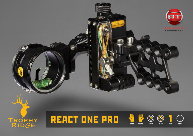 Trophy Ridge React One Pro Bow Sight - Single Pin Bow Sight