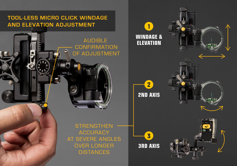 Includes Trophy Ridge React® One Pro™ Dovetail sight, 10 custom sight tapes, and lens retainer ring (Accepts 1-5/8 lens size; lens not included)_6