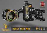 The React Trio 3-Pin Bow Sight includes third-axis leveling - Best Compound Bow Sight - Digital Bow Sight