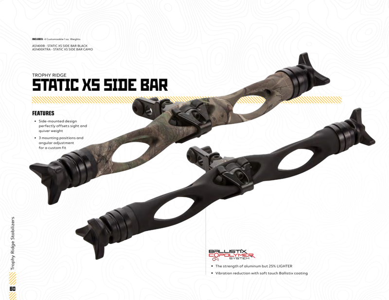 Trophy Ridge Static Hunting Bow Stabilizer