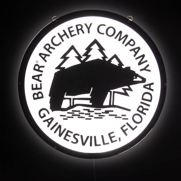 Bear Archery Traditional Logo LED Sign