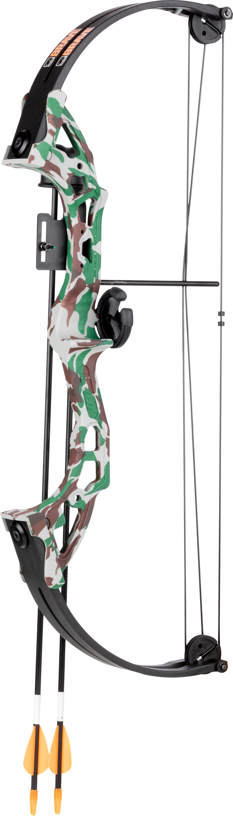 Bear Brave Bow with Biscuit - Camo Youth Compound Bow - Youth_1