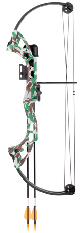 Bear Brave with Biscuit - Camo Compound Bow - Youth_2