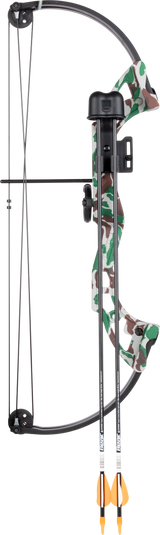 Bear Brave with Biscuit - Camo Compound Bow - Youth_3