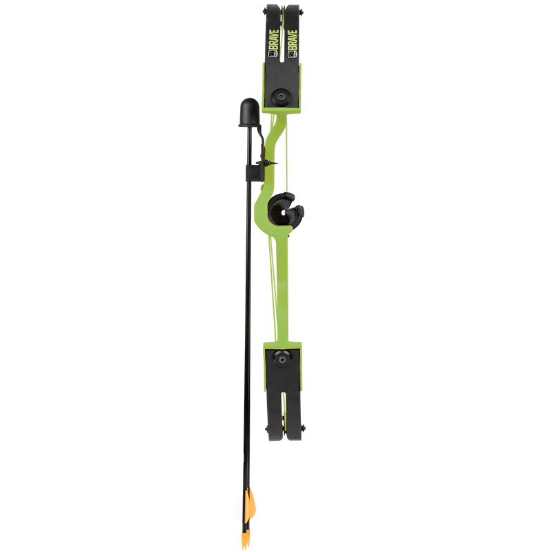 Bear Brave Bow with Biscuit - Green Youth Compound Bow - Youth_10