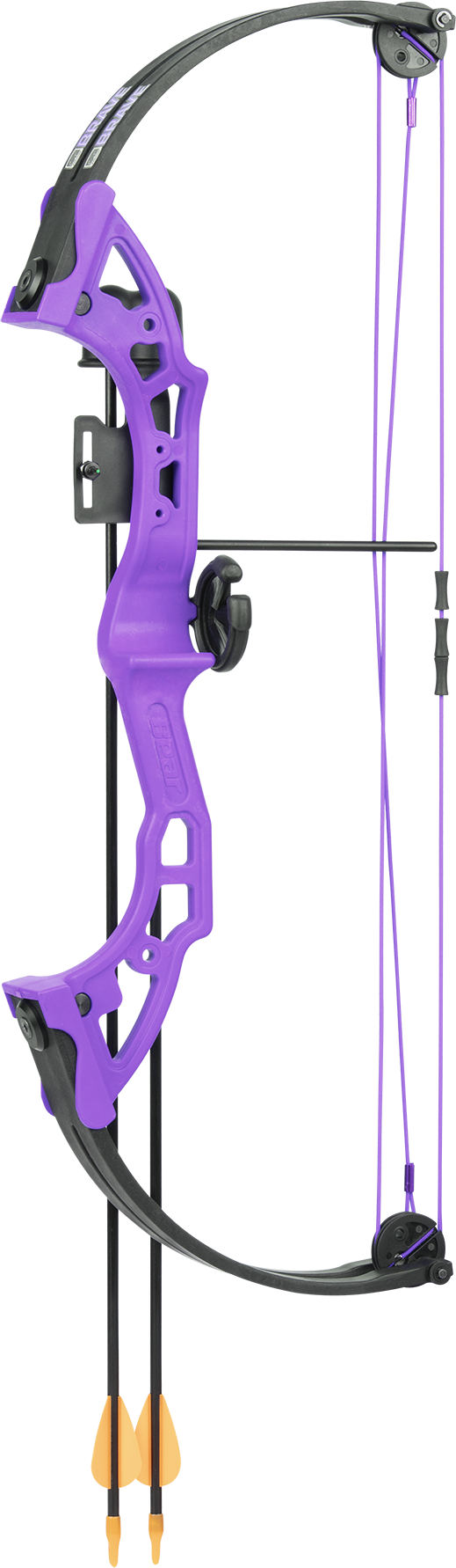 Bear Brave with Biscuit - Purple Compound Bow - Youth_1