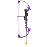 Bear Brave Bow with Biscuit - Purple Compound Bow - Youth_2