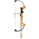 Bear Brave Bow with Biscuit - Orange Youth Compound Bow - Youth_2