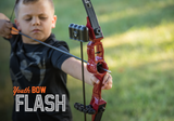 Bear Flash Bow Set - Red Traditional Bow - Youth_2