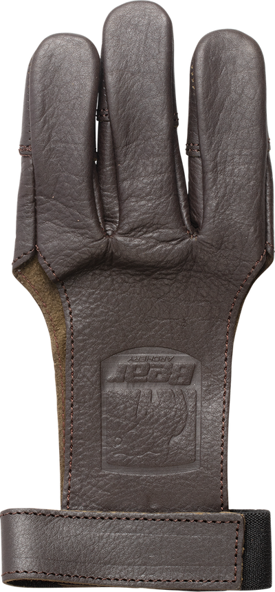 Leather 3 Finger Shooting Glove Bear Archery