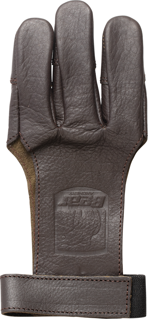 Bear Archery Leather 3 Finger Shooting Glove