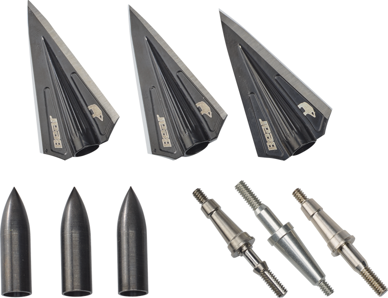 Bear Archery Razorhead Broadheads - Single Bevel Broadheads