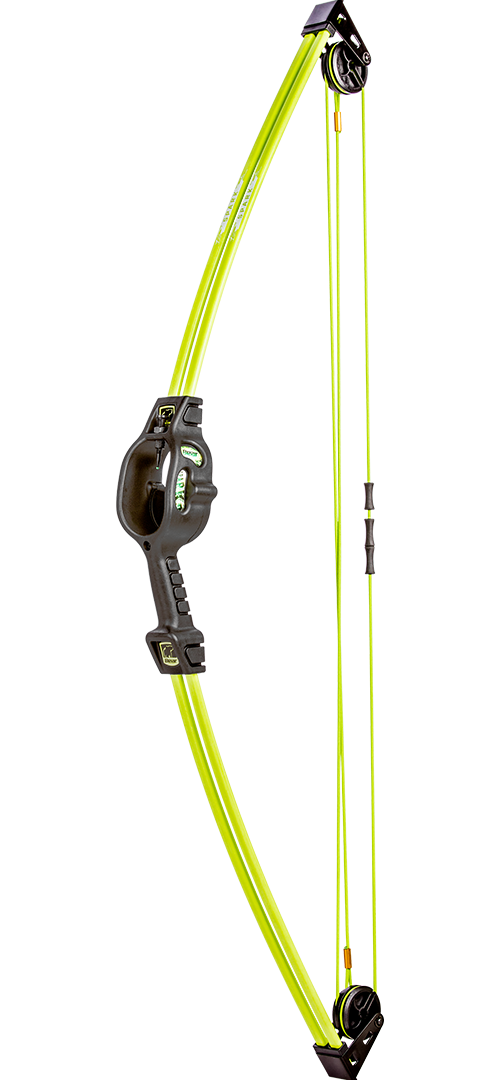 Bear Archery Spark Youth Bow Set - Bear Youth Bow - Green Youth Bow