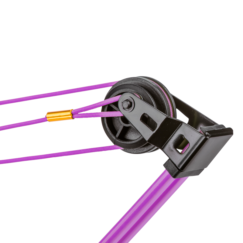 Bear Archery Spark Youth Bow Set - Bear Youth Bow - Purple Youth Bow