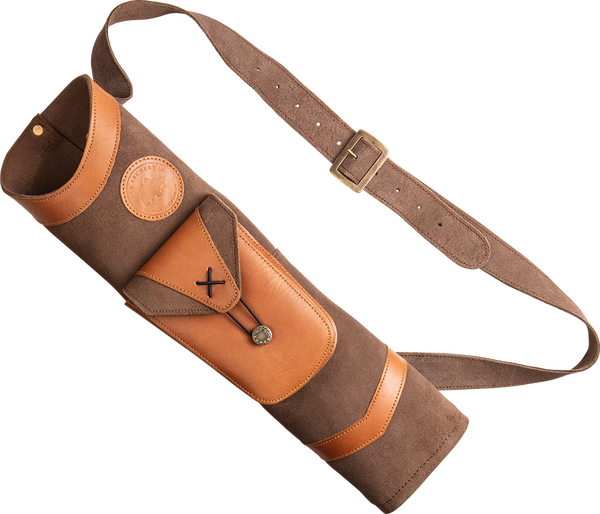 Traditional Leather Back Arrow Quiver – Bear Archery