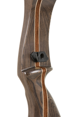 Close up of the Bear Archery Wolverine Recurve Bow for Adults arrow rest.