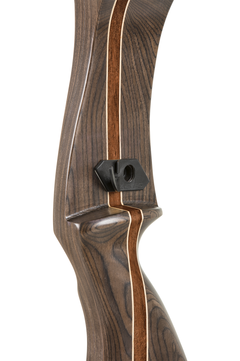 Close up of the Bear Archery Wolverine Traditional Bow for Adults arrow rest.