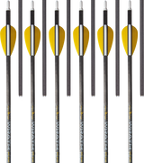 Trophy Ridge Wrath 400 Spine Fletched Carbon Arrows Arrows - Arrows for Compound Bow - Arrows for Hunting